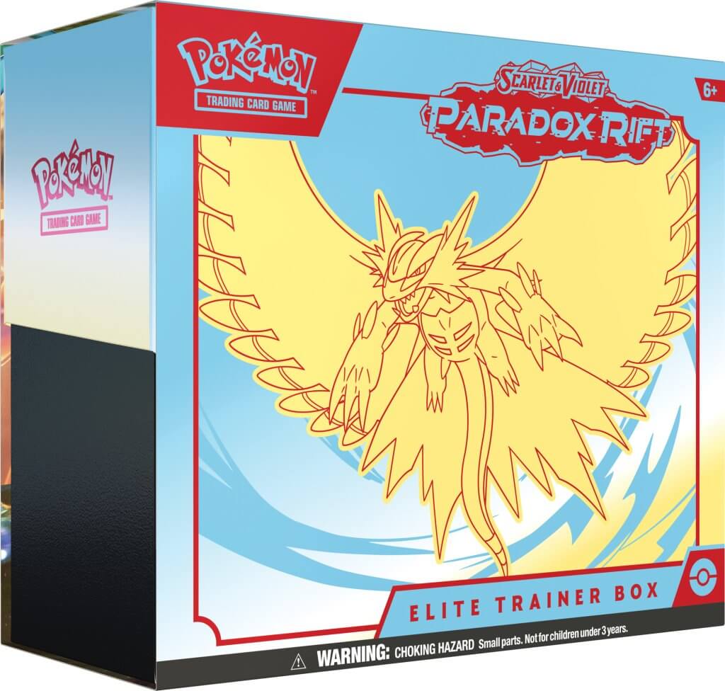 POKÉMON TCG Scarlet & Violet 4 Paradox Rift Elite Trainer Box (Randomly Selected)